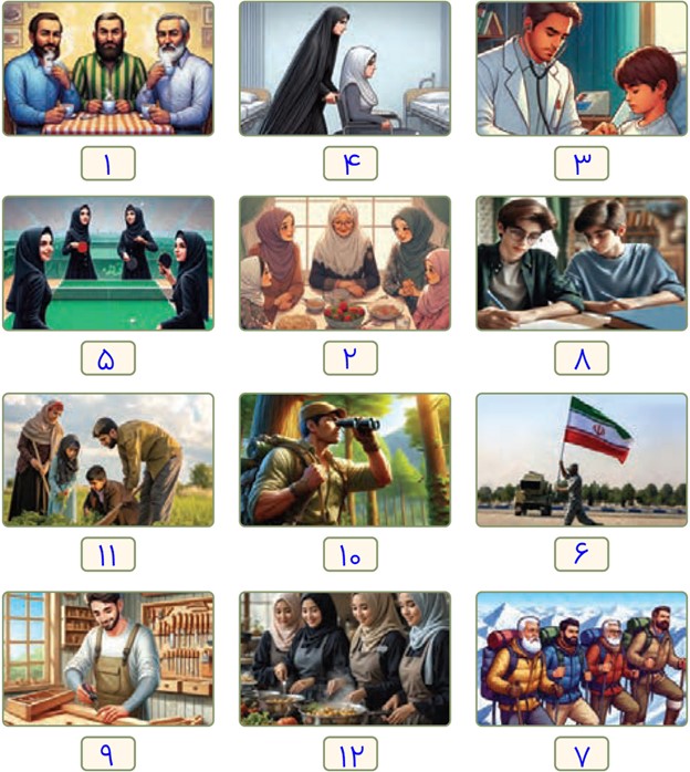 تمرین برای خانه صفحه 126 درس 9 عربی پایه هشتم