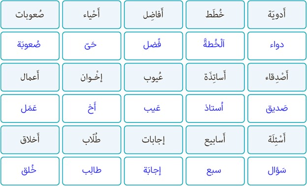 تمرین ششم صفحه 73 درس پنجم عربی پایه یازدهم مشترک رشته ریاضی و تجربی