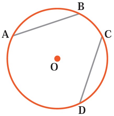 حل فعالیت 1 صفحه 50 ریاضی نهم - اثبات برابری کمان های نظیر وترهای مساوی