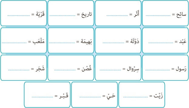 تمرین هفتم صفحه 46 درس سوم عربی پایه یازدهم مشترک رشته ریاضی و تجربی