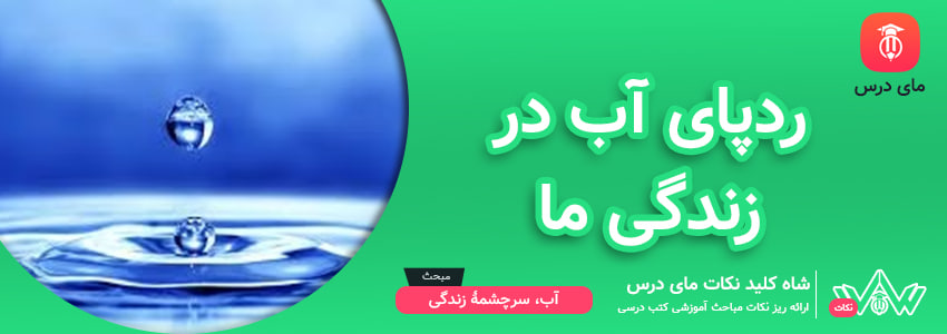 ردپای آب در زندگی ما