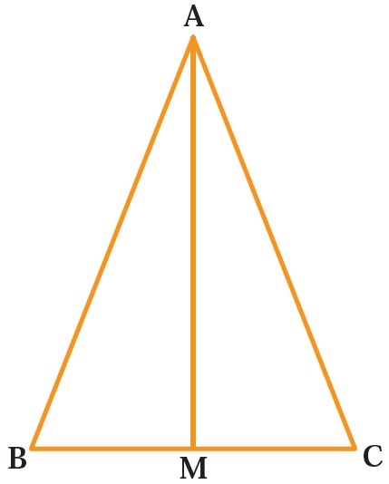 پاسخ تمرین 3 صفحه 48 ریاضی نهم - هم نهشتی مثلث متساوی الساقین و میانه