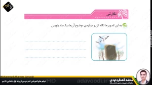 تدریس درس دوم نگارش سوم ابتدایی توسط محمد آهنگرداودی (قسمت 5)