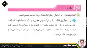 تدریس درس چهارم نگارش سوم ابتدایی توسط محمد آهنگرداودی (قسمت 6)