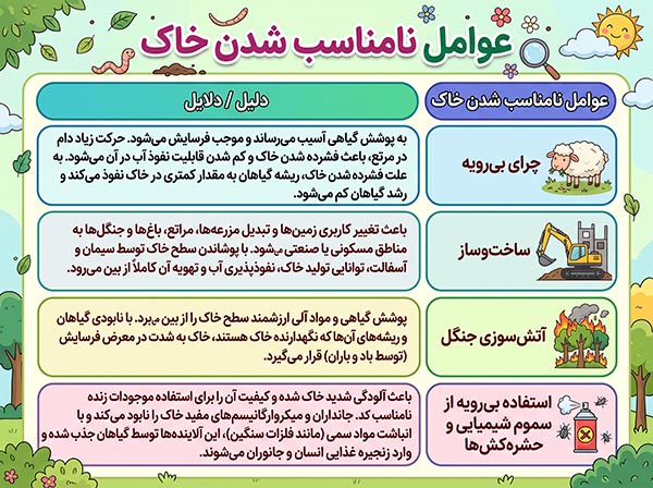 پاسخ جدول فعالیت 3 صفحه 25 انسان و محیط زیست یازدهم