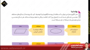 تدریس فصل اول کتاب کار و فناوری ششم ابتدایی توسط محمد آهنگرداودی (قسمت 18)