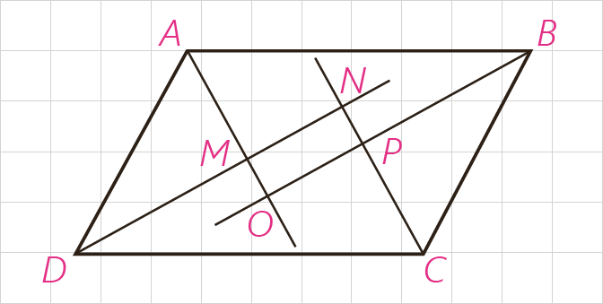 چهارضلعی حاصل از تقاطع نیمسازهای متوازی الاضلاع - تمرین صفحه 63 هندسه دهم